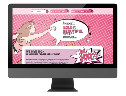 Benefit Cosmetics Campaign