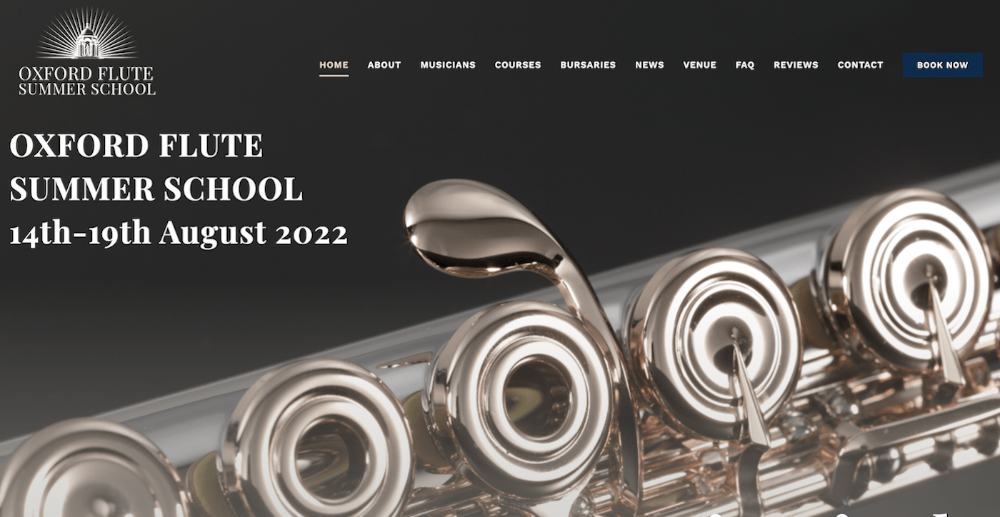 Oxford flutes summer school classes