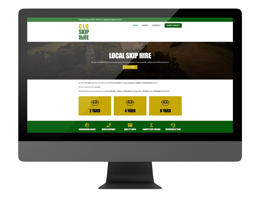 CLG Skip Hire is a local company with 20 years of experience in waste management and recycling.