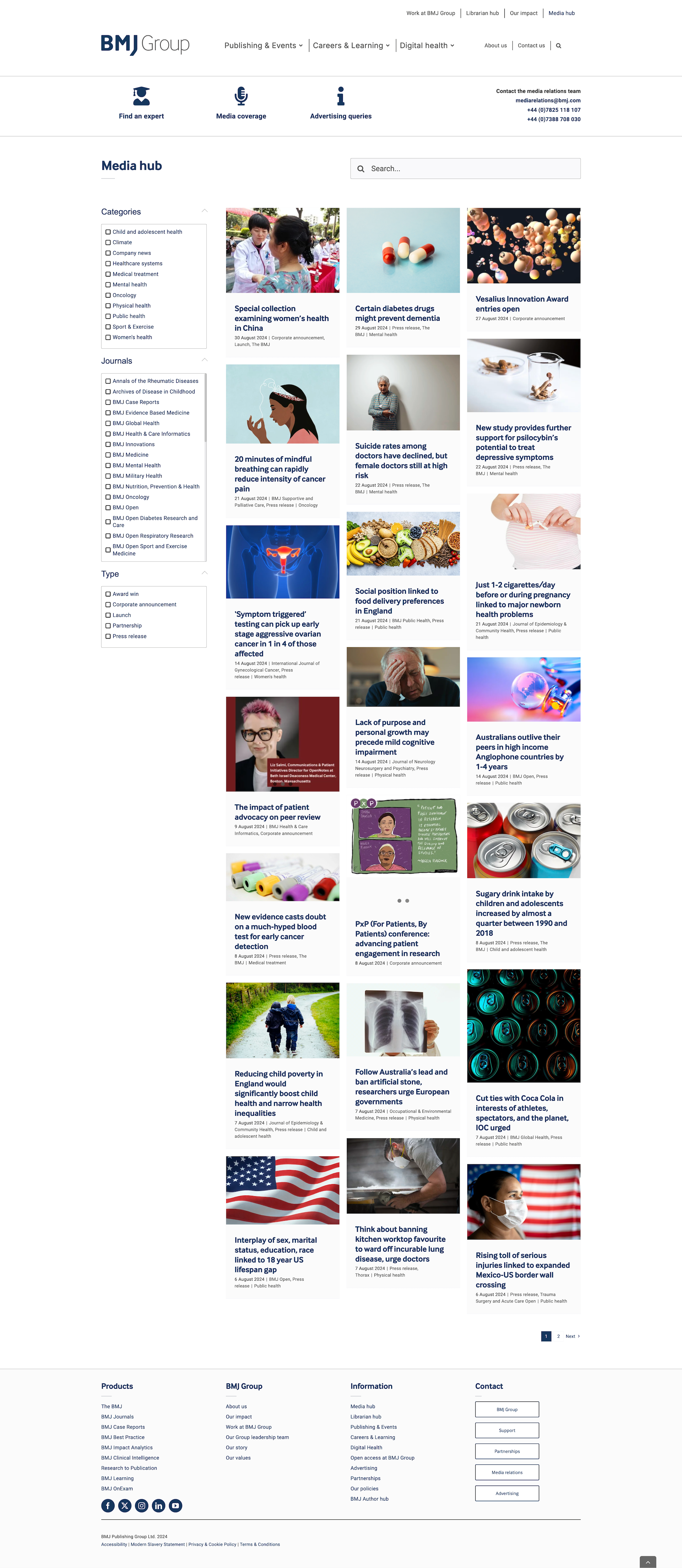 Develop a dedicated section to showcase its latest press releases, award wins, corporate announcements, and more. Develop a dedicated section to showcase its latest press releases, award wins, corporate announcements, and more.